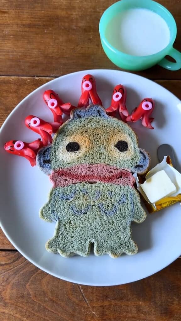 ハンギョドンとさゆりちゃんの、仲良しプレートができあがり