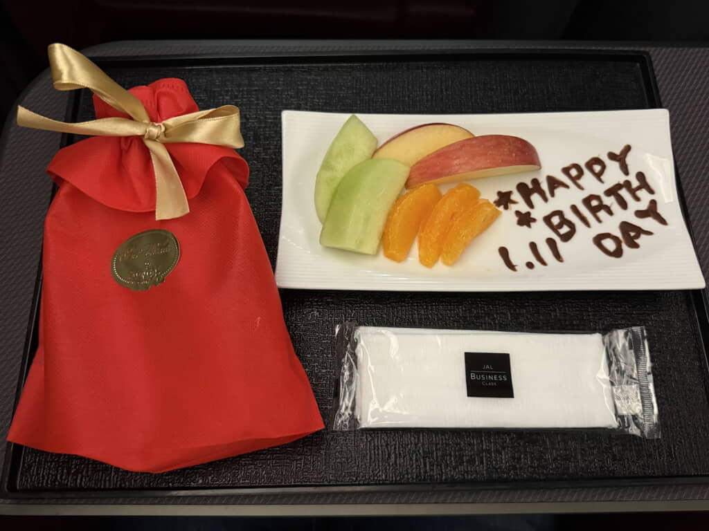 予期せぬバースデープレート