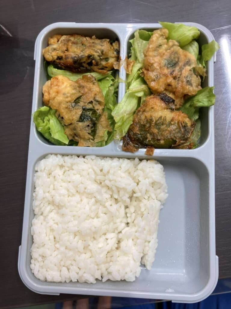 おかずの量が増えている5日目