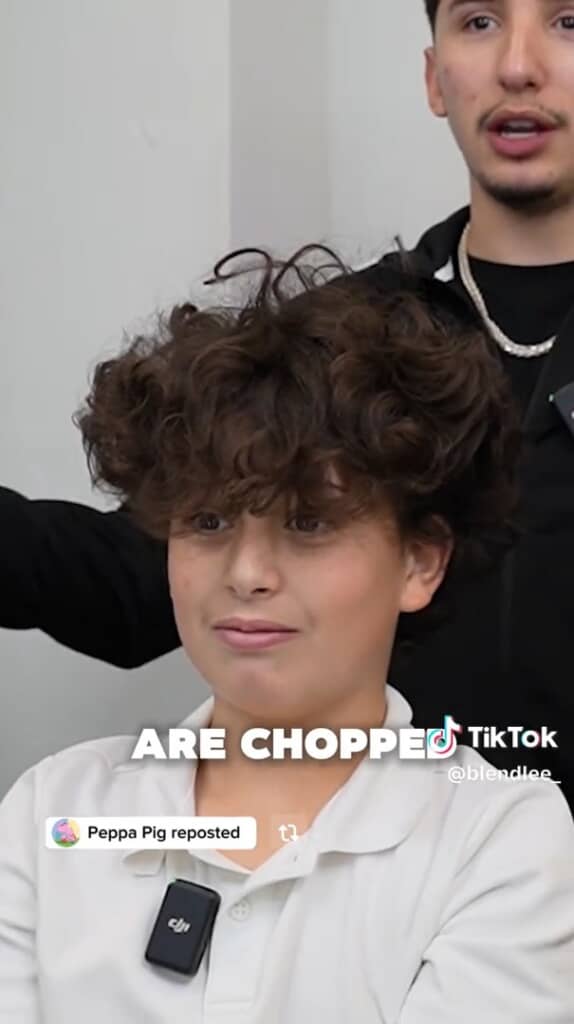 目も隠れるほどの毛量