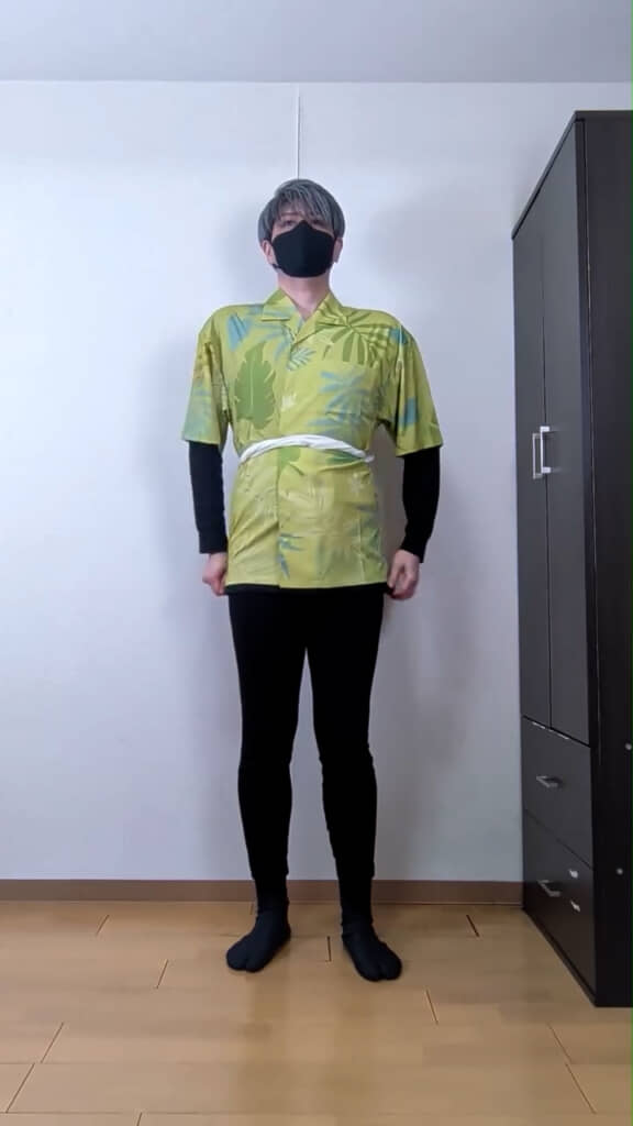 襦袢（じゅばん）はニックのアロハシャツ