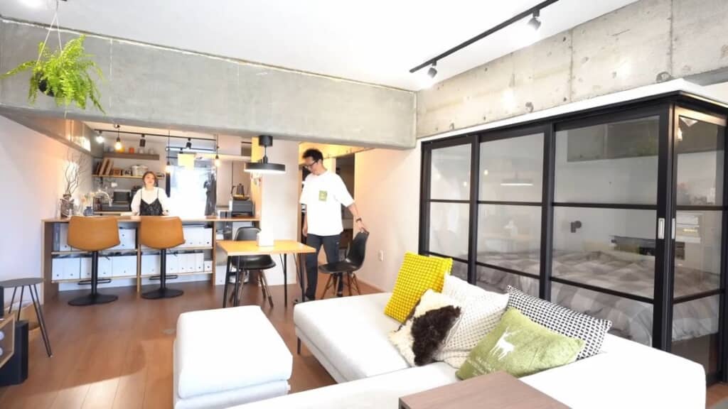 開放的で広々とした印象のお部屋