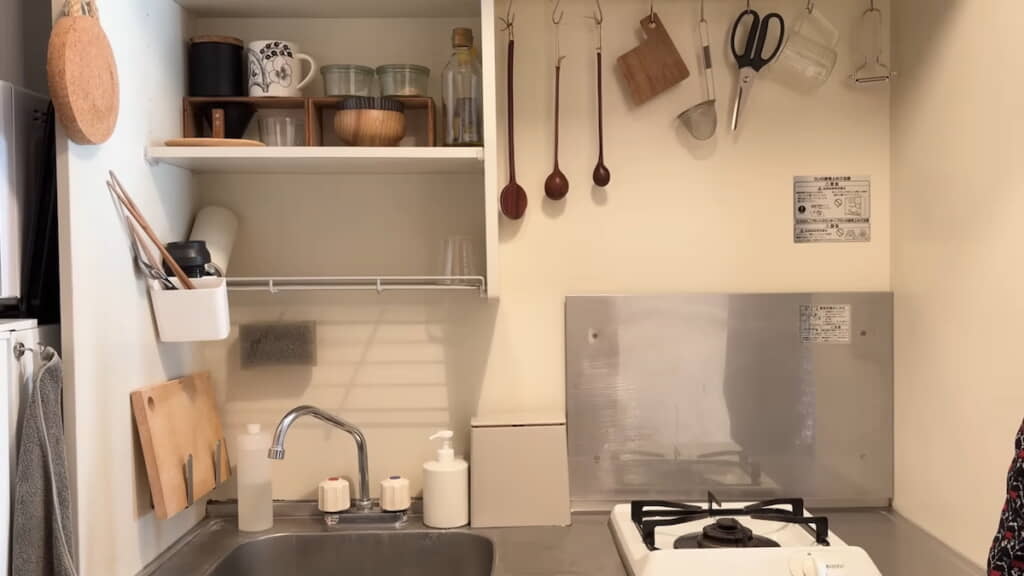 キッチンもコンパクト