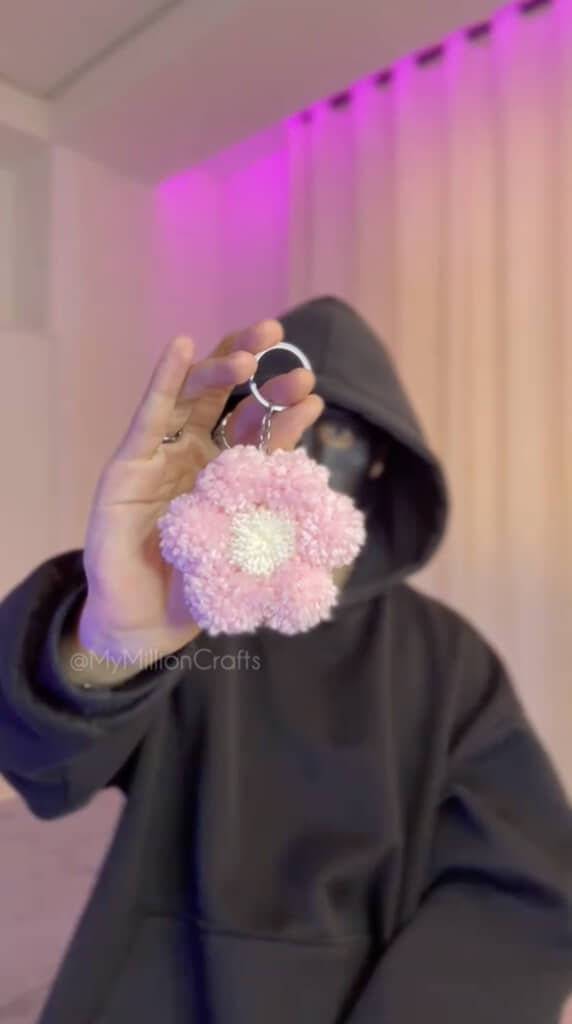 あっという間にキーホルダーが完成！