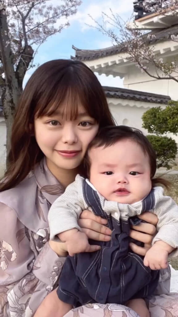 息子さんとのツーショット