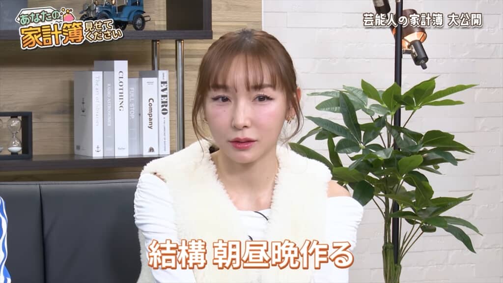 加護亜依の家計簿