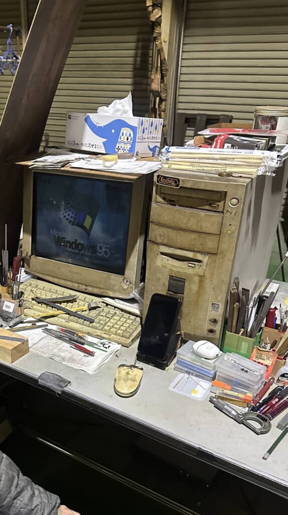 30年以上現場で使われているPC本体