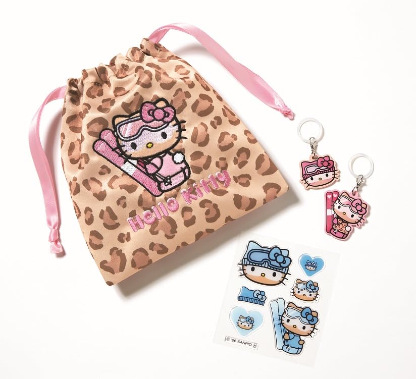 雪焼けハローキティの「真冬の盛り盛り4点セット」