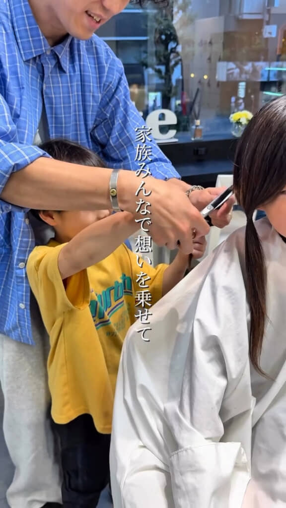 パパさんと弟くんも一緒に参加