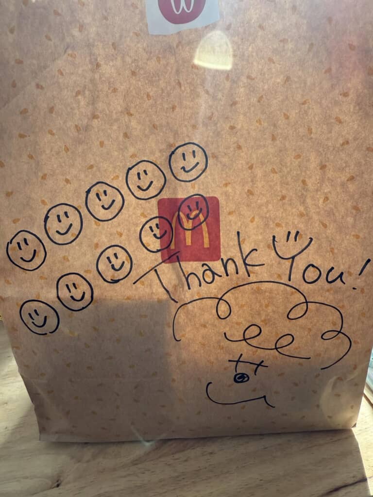 ドナルドのスマイルも！