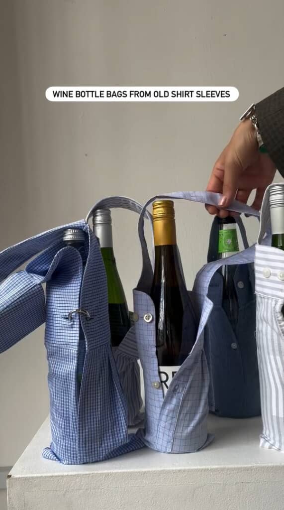 かわいらしいボトルバッグに変身