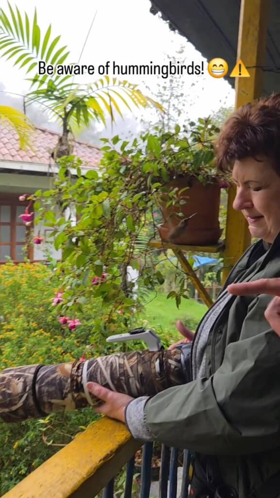 さらに目の前まで来てくれる大サービス