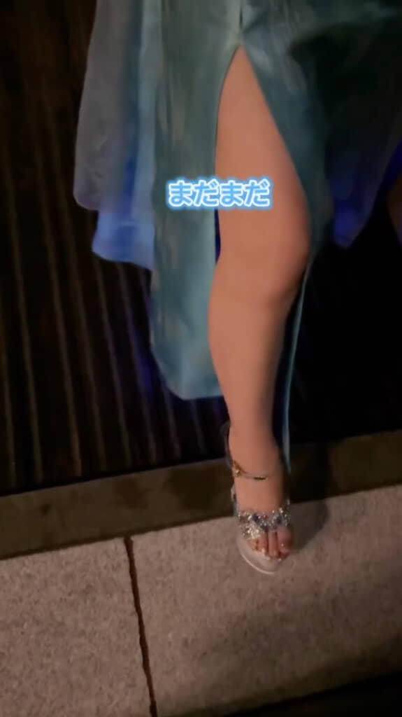 エルサ仮装のために作った靴