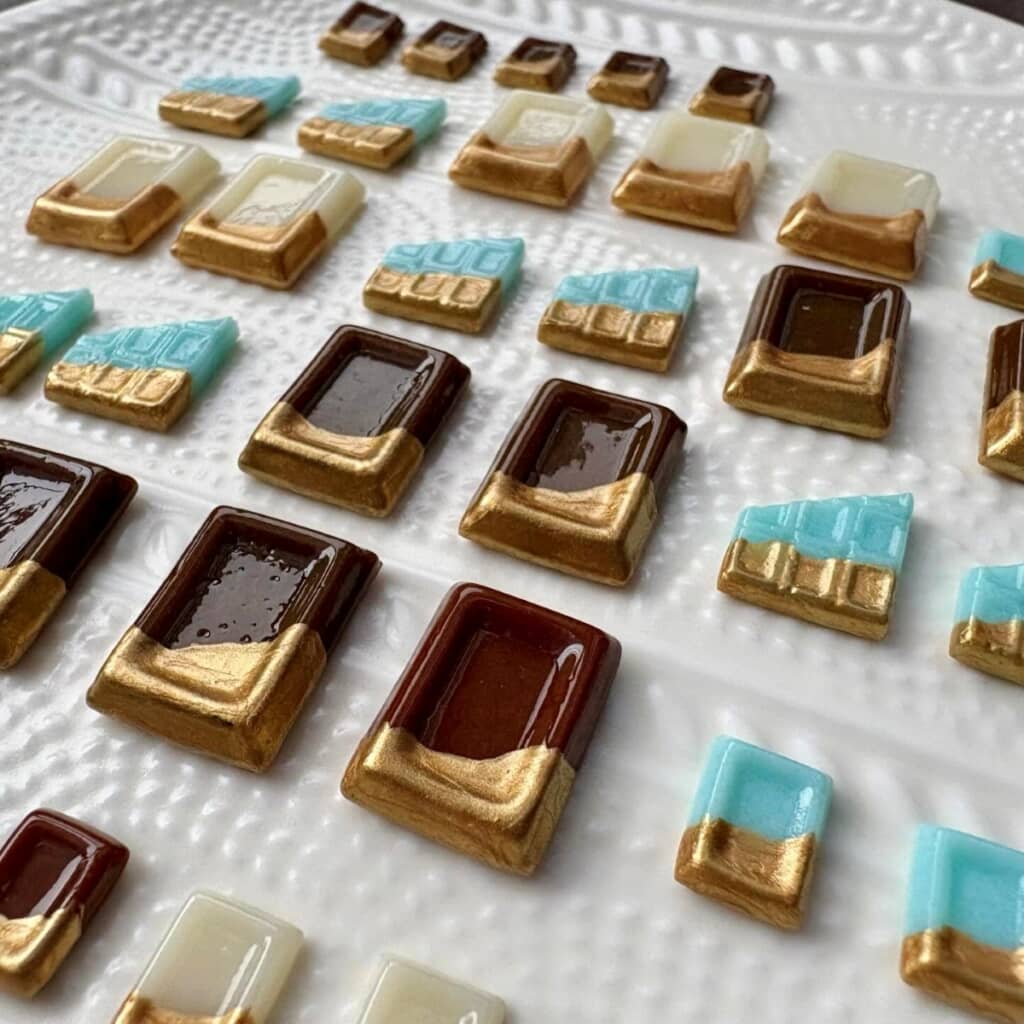 ガラスの板チョコ