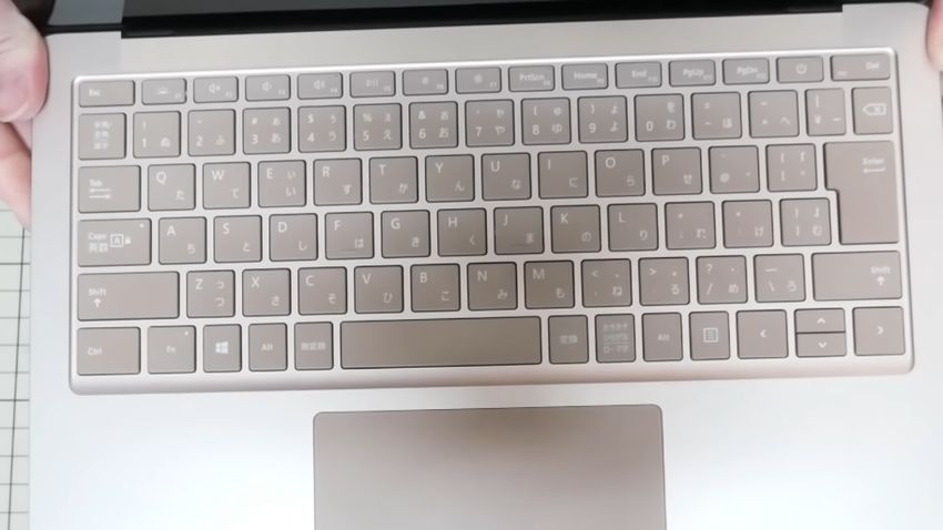 Surface Laptop 3のキーボード
