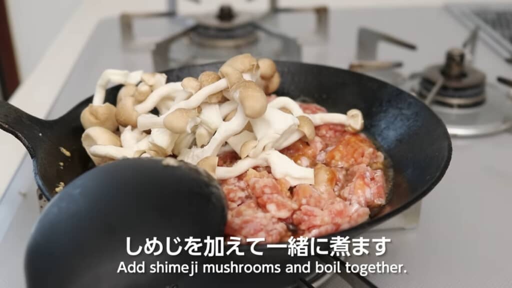 きのこは好みのものでOK！