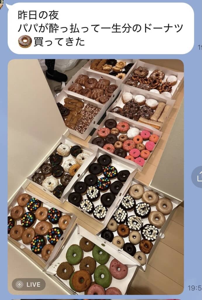 大量のランディーズドーナツ！