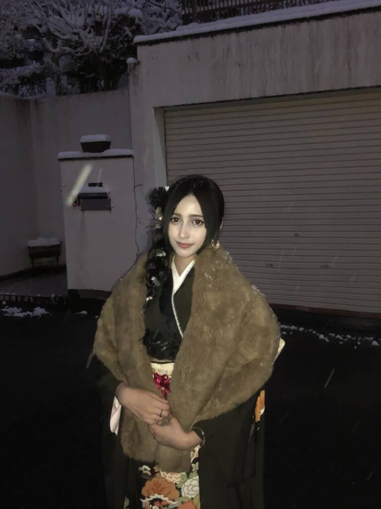 日本で迎えた成人式