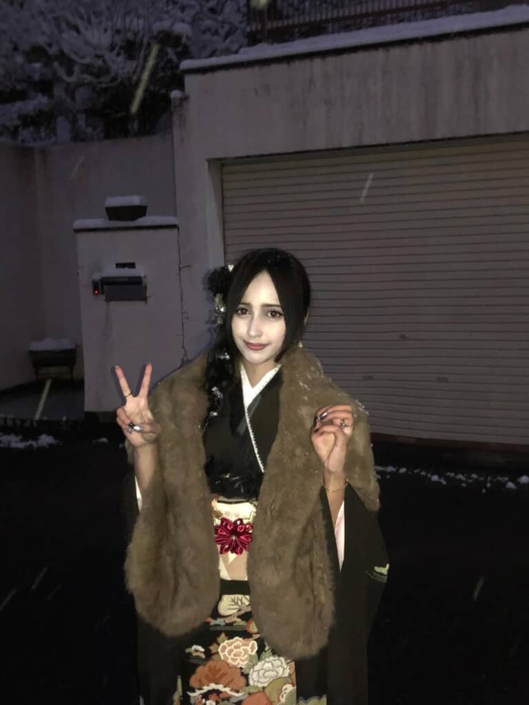 美しい振袖姿がすてき