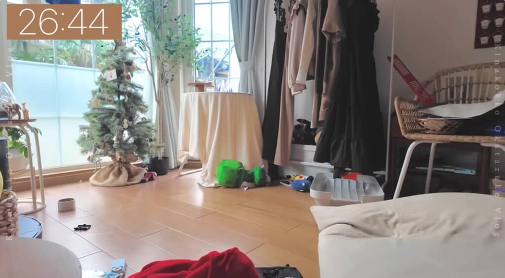 ハンモックを片付けただけでも少しすっきり