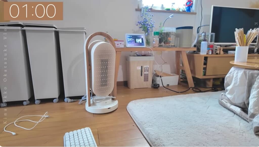 ケーブル類もスッキリ