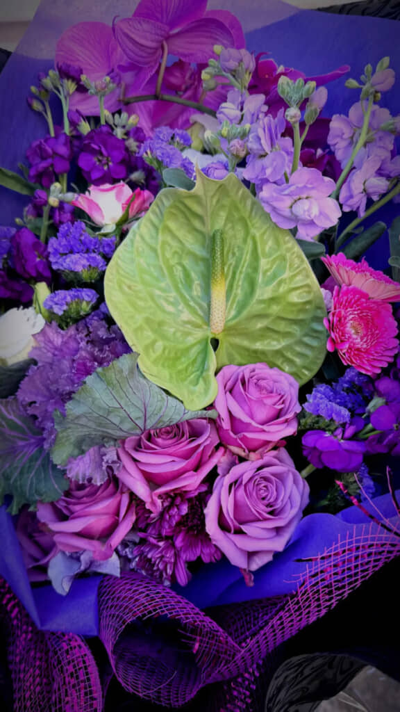 ヴィランカラーの花束