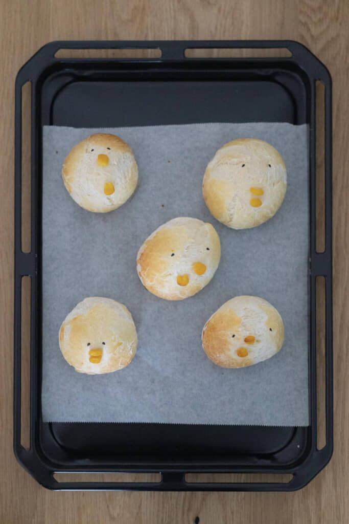 焼いたあとの姿。これもこれでかわいい！