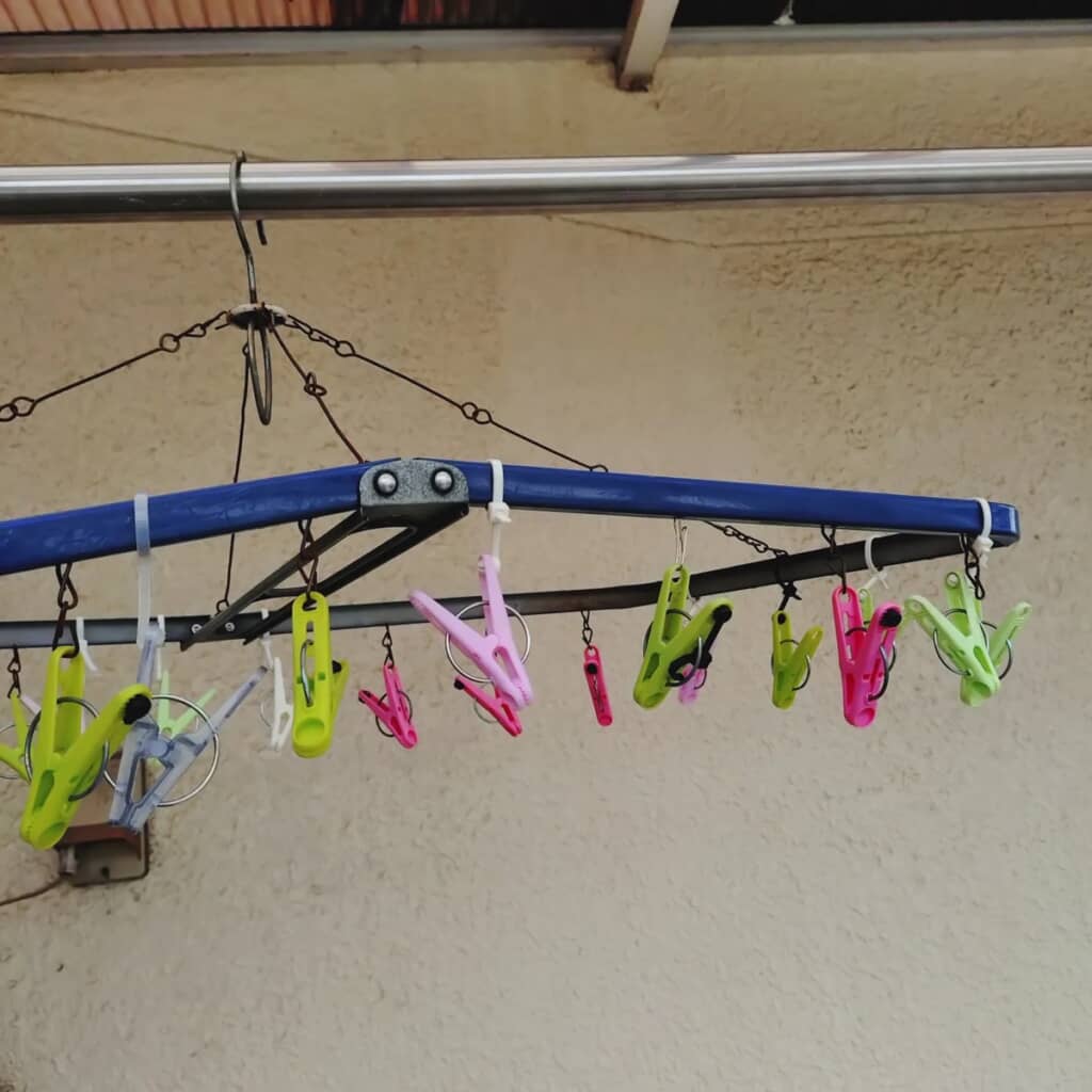 nekoさん宅のピンチハンガー