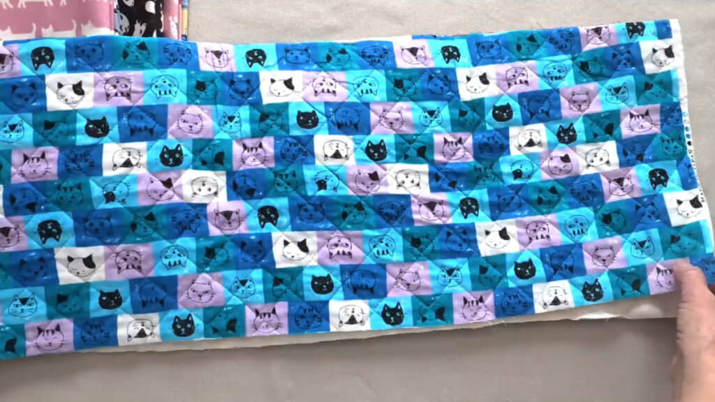 なかにはキルティング生地も