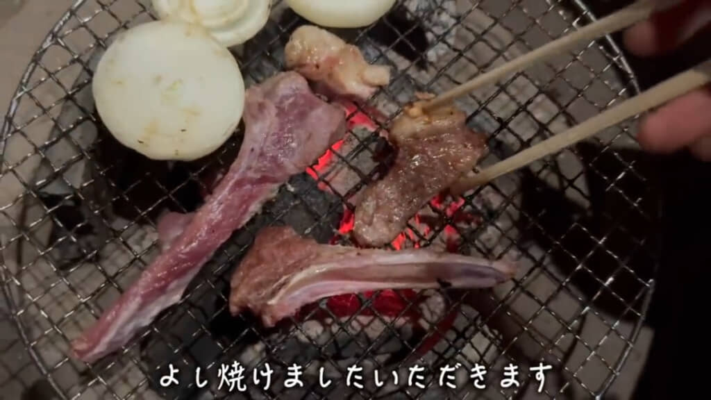 お肉もちゃんと焼けました