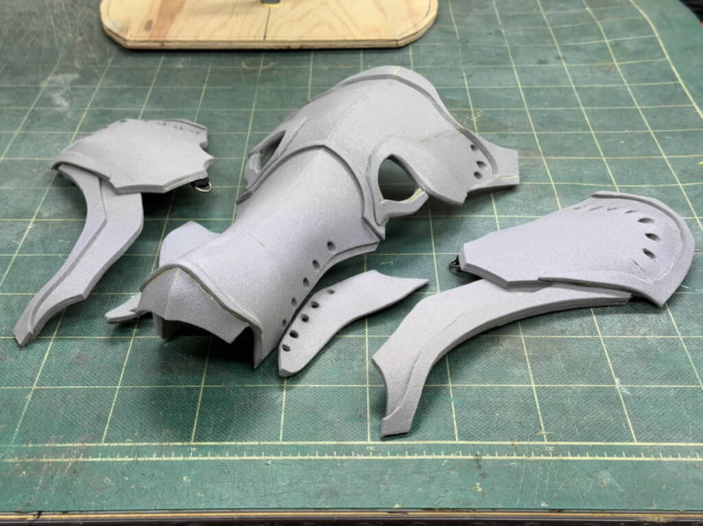 制作中の風景です