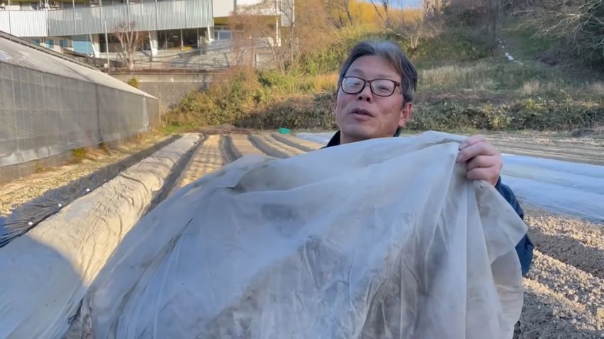 不織布を使った寒さ対策を紹介