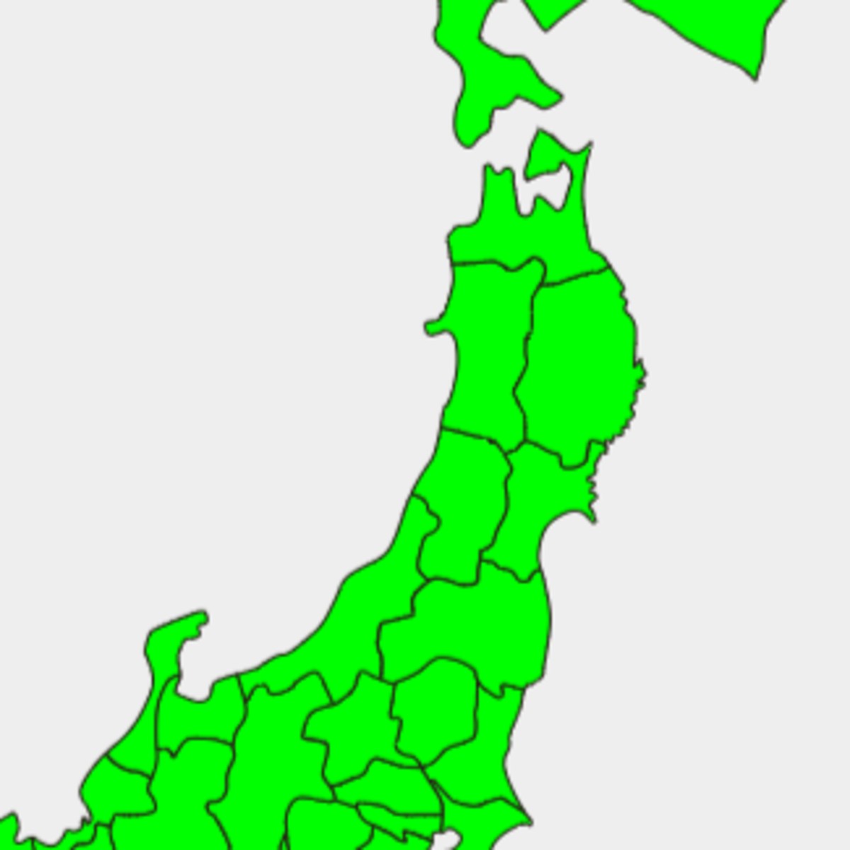 日本地図で「東京まで1本で行ける都道府県」に色を付けたら……　「ビックリ」まさかの結果に「えっ」「そ、そんな……」【可視化MAP】（1/2） | 乗り物 ねとらぼ