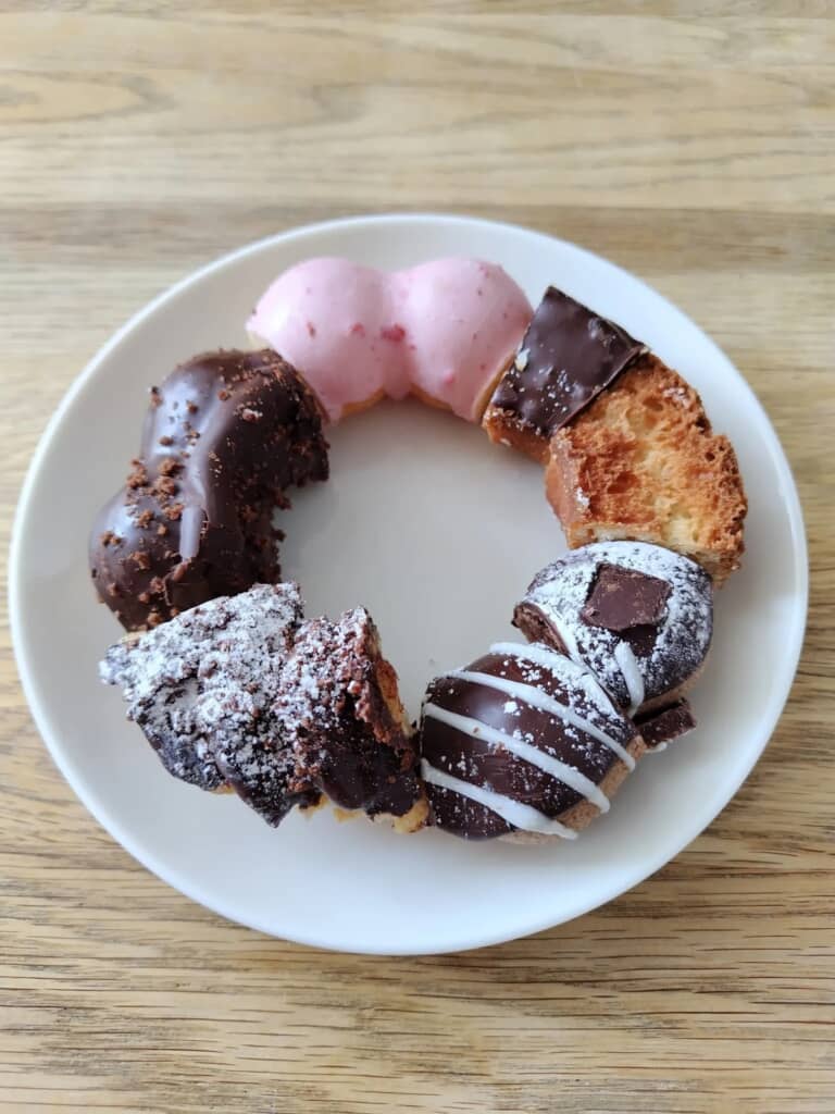 大きなカラフルドーナツに！