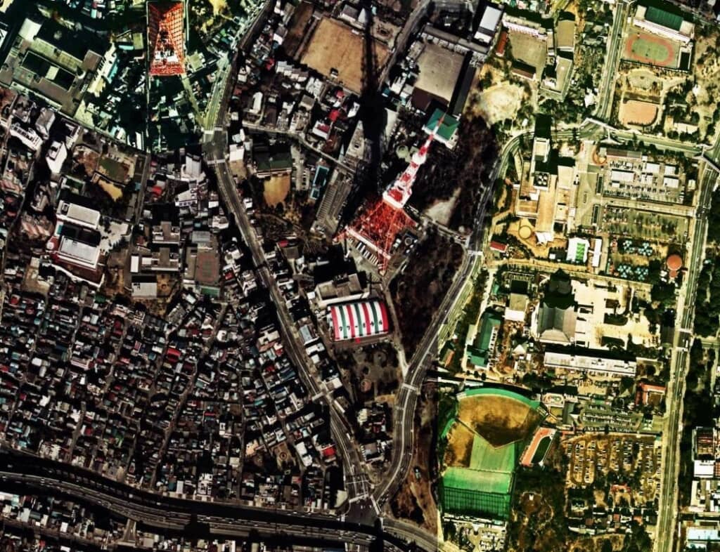 1974～1978年の東京タワー周辺の写真