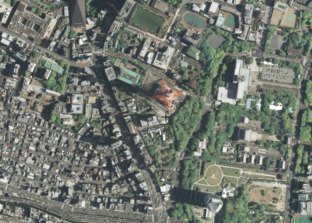 2009年の東京タワー周辺の写真