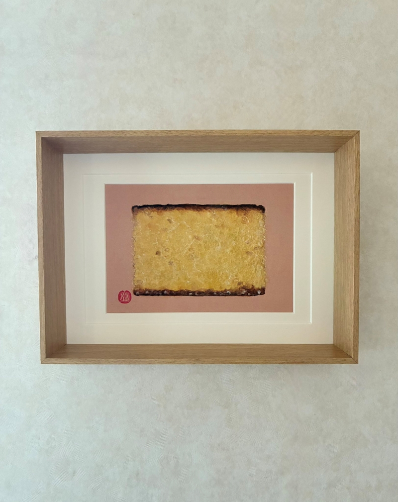 左下には大森さんの落款