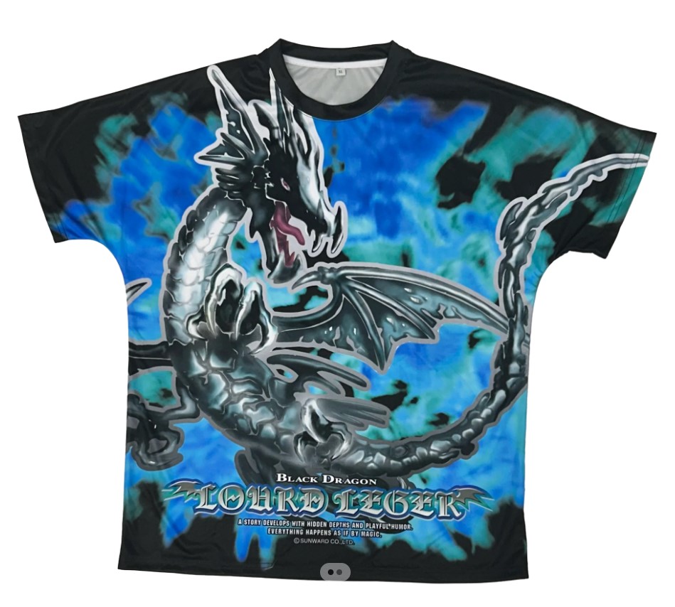 家庭科のドラゴンのフルグラフィックTシャツ