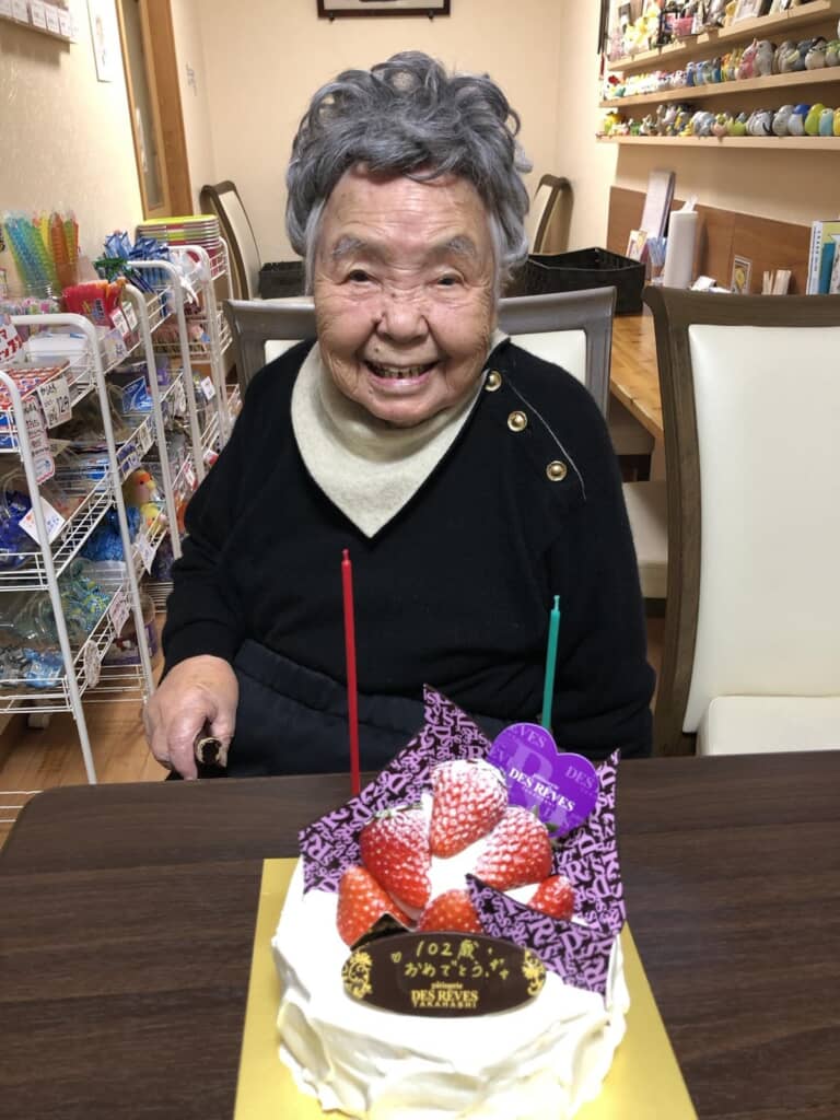 笑顔がすてきでお若い！