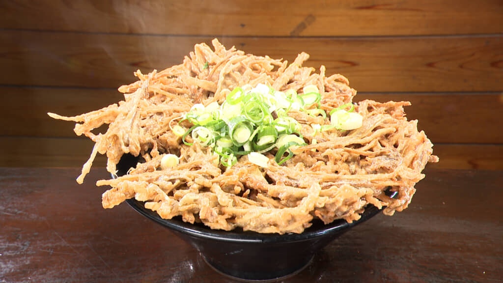 ごぼう天うどん（画像提供：中京テレビ）
