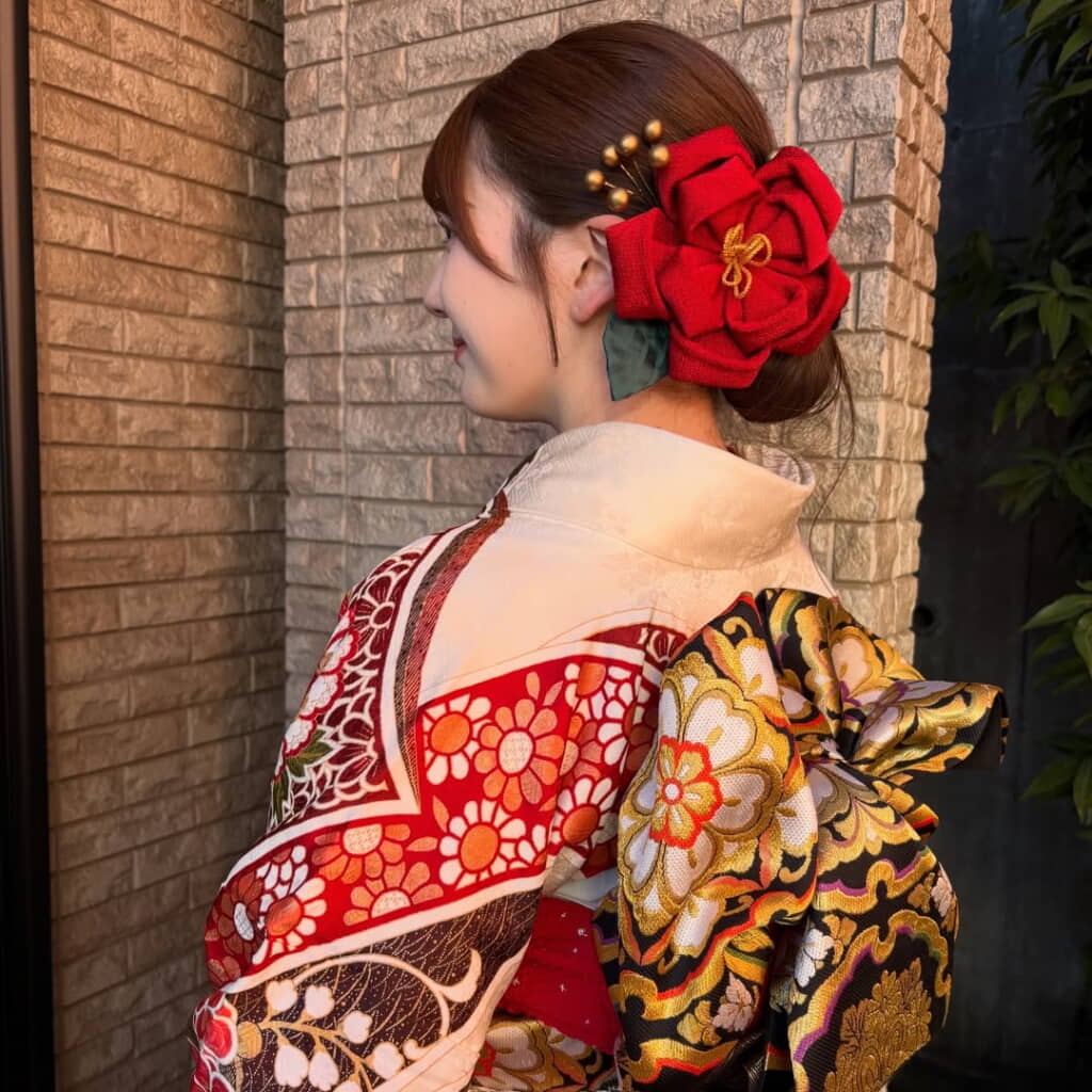 椿の飾りがお気に入り
