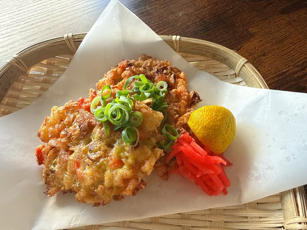 完成した「いがメンチ」