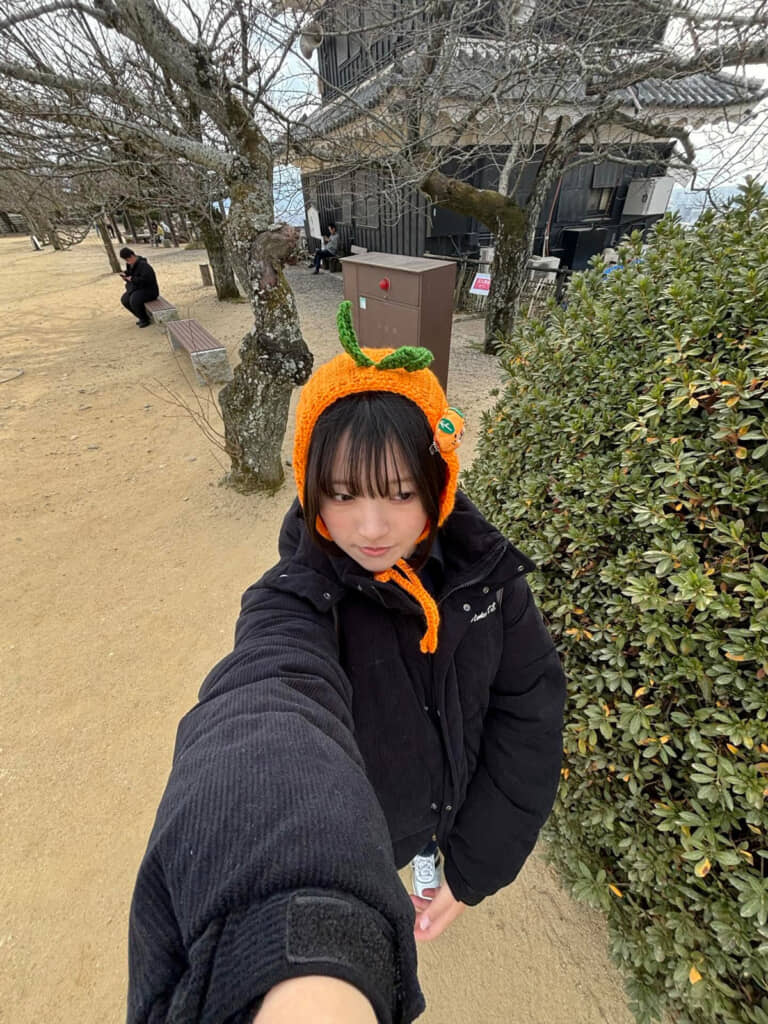 みかんイヤーマフをした投稿者