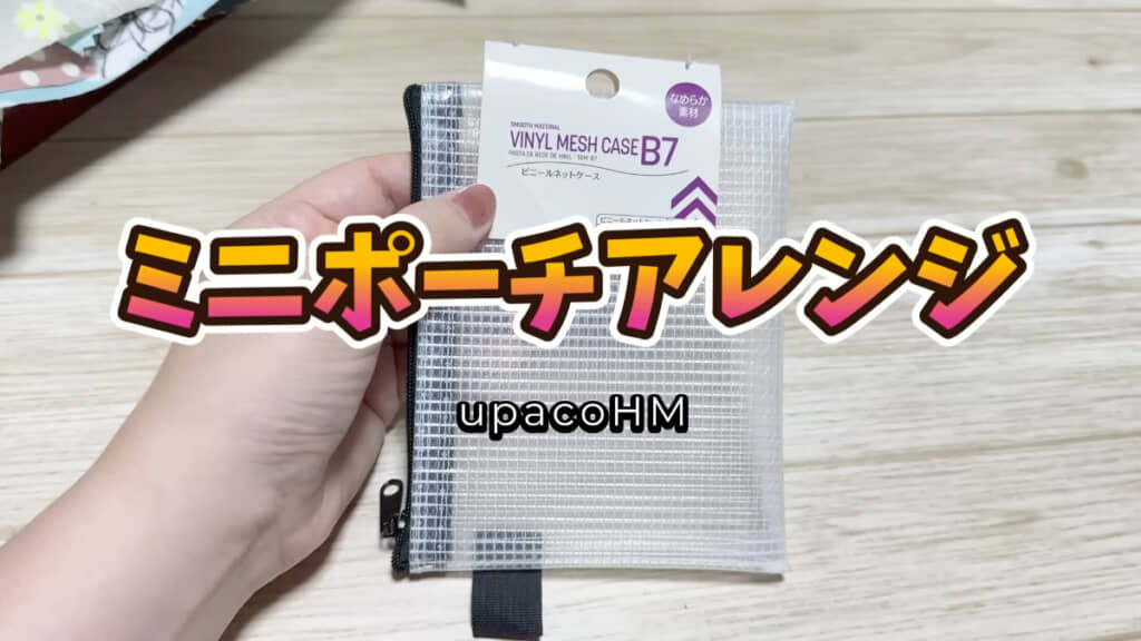 ダイソーのビニールネットケースを使います