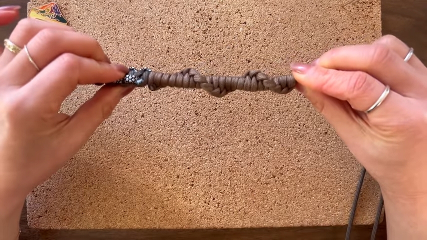 輪結びをした部分