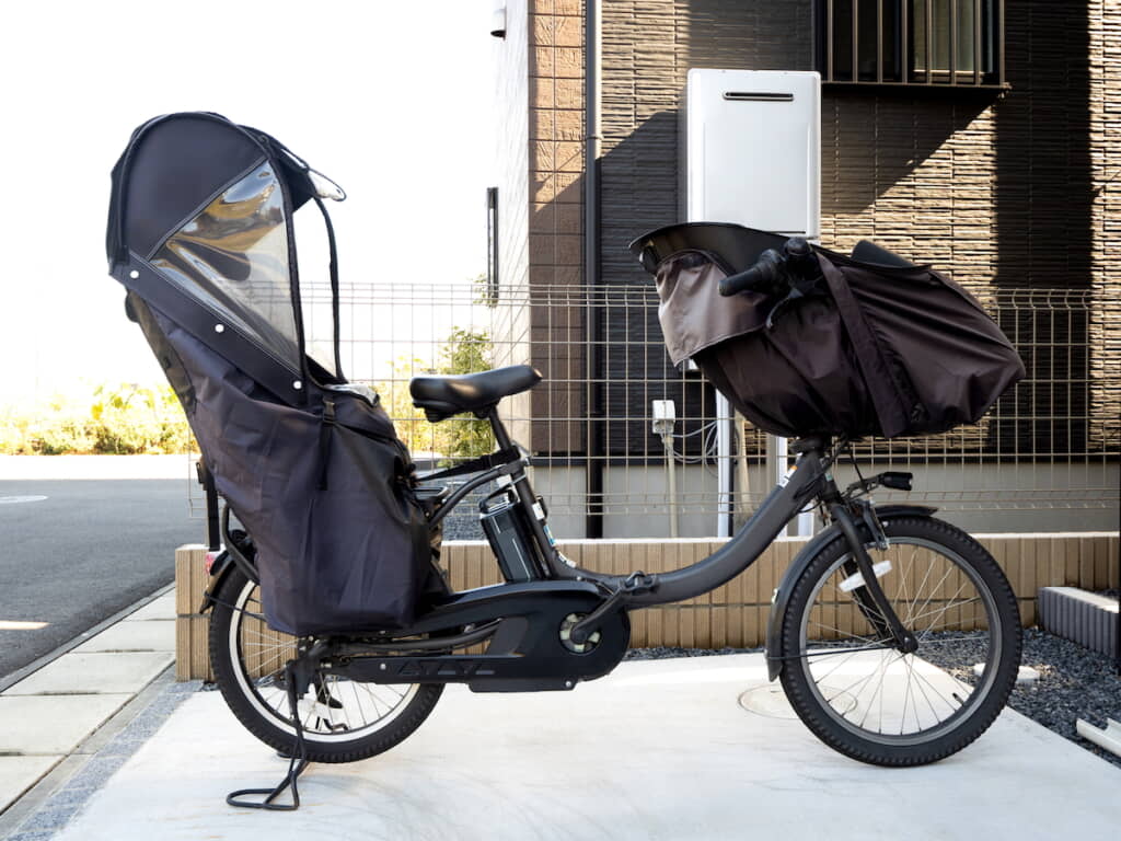 自転車で娘を送っている間に……