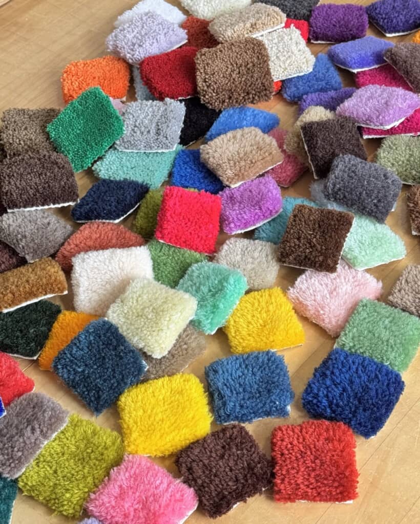 ラグ販売店の掃除機の中身