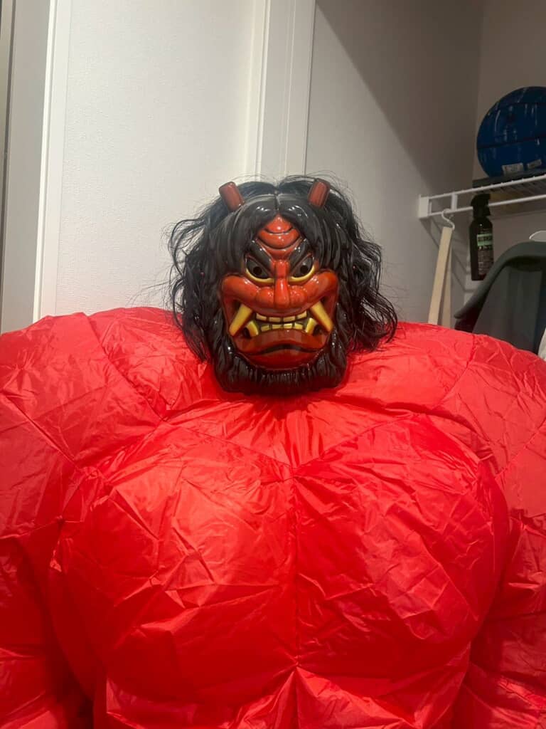 訪問してきた鬼