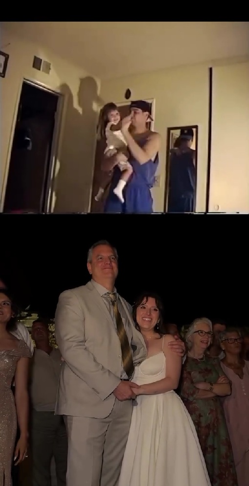 28年前と現在のパパと娘