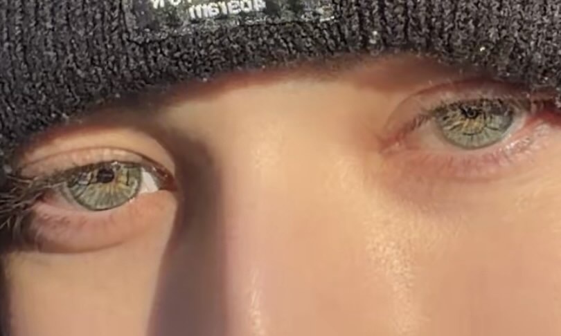 美しいヘーゼルアイ!